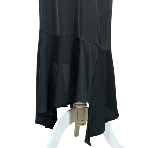 Y2K Whimsygoth Midi Dress Sm Spaghetti Straps Slinky Asymmetrical Witchy - Picture 9 of 10